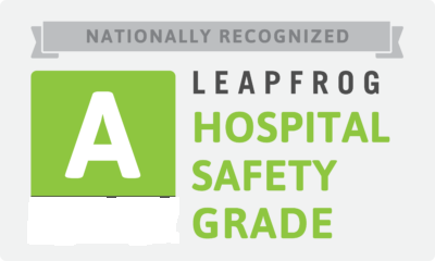 St. Mary’s Medical Center Nationally Recognized with an ‘A’ from the Leapfrog Hospital Safety Grade- Straight A Hospital since 2017