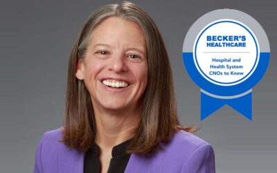 St. Mary’s Medical Center Chief Nursing Officer Honored by Becker’s Healthcare